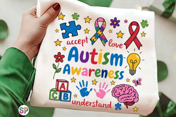 Autism Puzzle Graphics for T-Shirt Designs