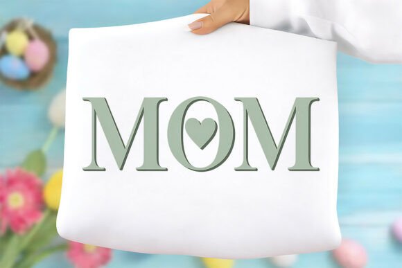 Mom Heart Graphics for T-Shirt Designs & More