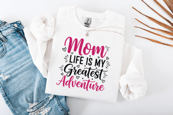 Mom Life Adventure SVG: Graphics for T-Shirt Designs