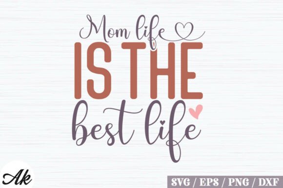 Mom Life Retro SVG: Graphics for T-Shirt Designs