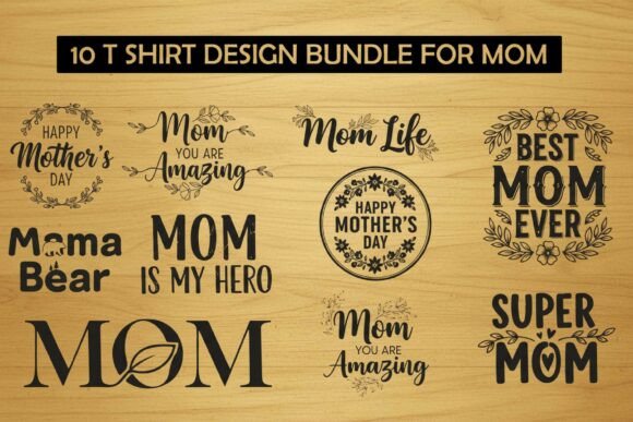 Review: Mom T-Shirt Graphics for Digital Sellers