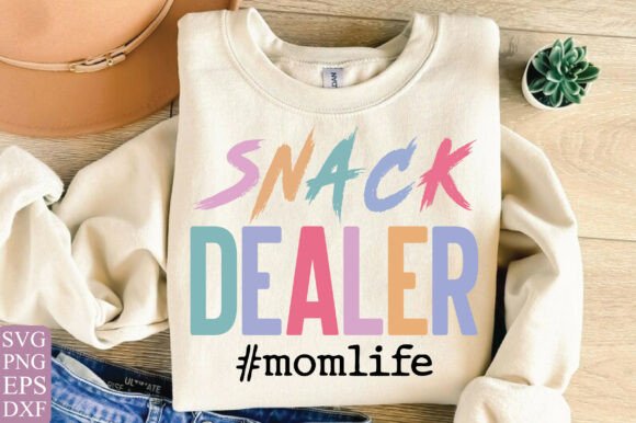 Snack Dealer Mom: Graphics for T-Shirt Designs