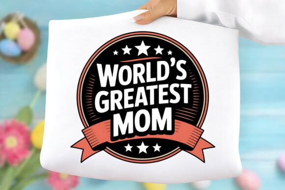 World's Greatest Mom Png: Graphics for T-Shirt Designs